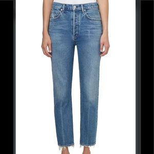 Citizens of Humanity Jolene High Waist Slim Straight Leg